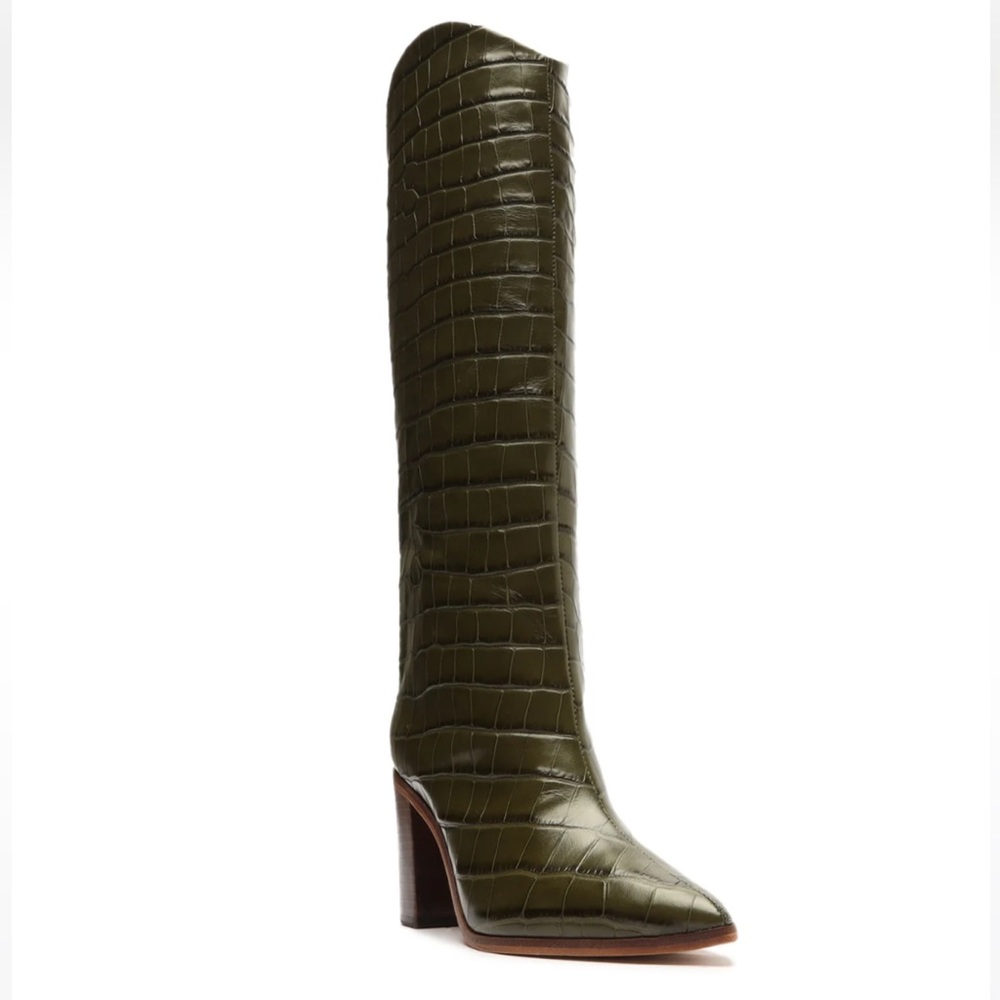 SCHUTZ Olive Heeled Boots